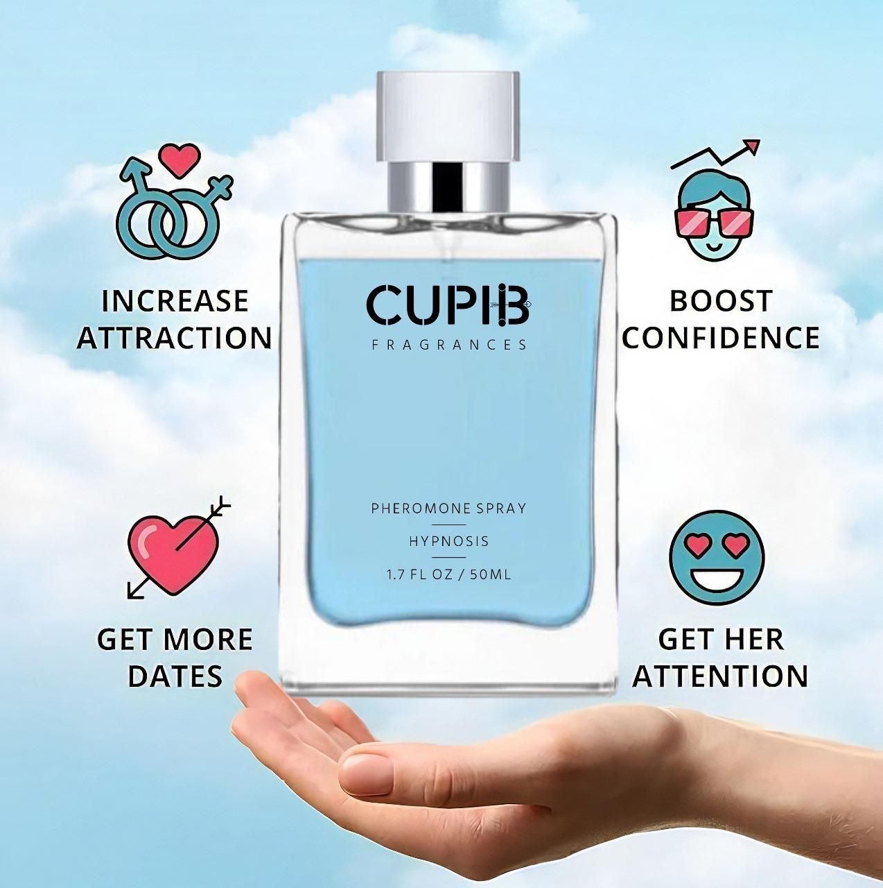 ✨ Cupid Pheromone Cologne for Men – Unleash Your Charisma &amp; Confidence! ✨